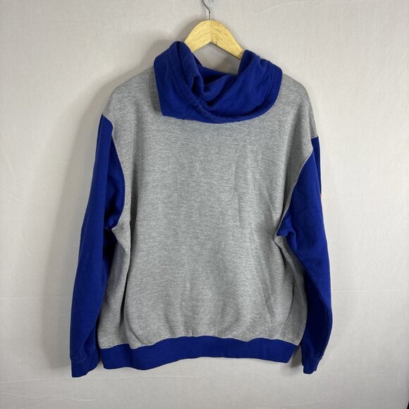 New York Mets Majestic Pullover Hoodie Blue Gray MLB Men’s L - Picture 7 of 9